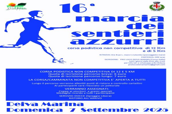MARCIA DEI SENTIERI AZZURRI