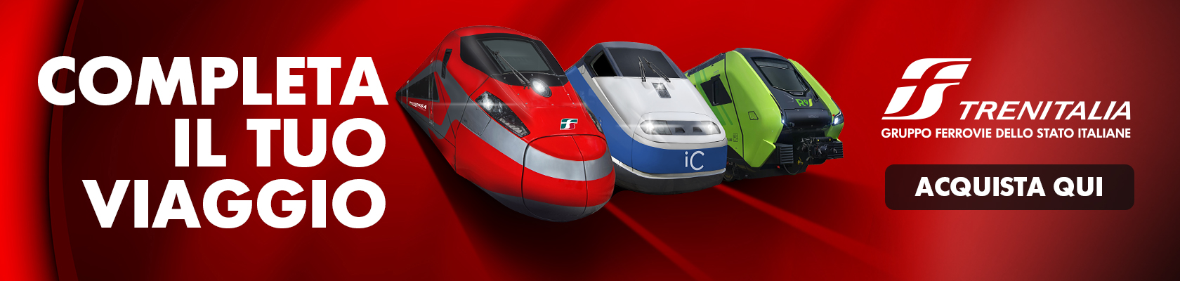 Acquista il biglietto del treno online con Treinitalia